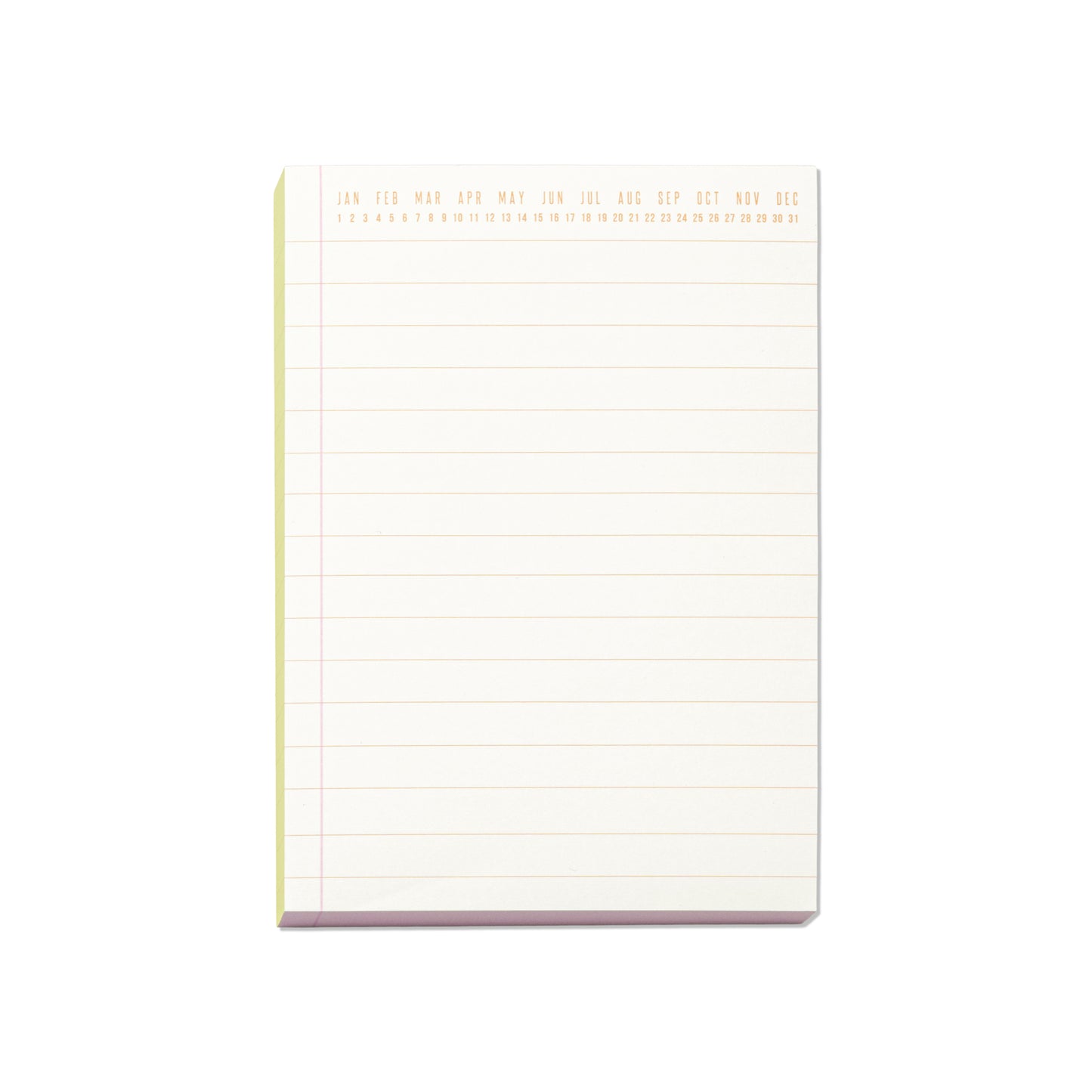 Colorblock Notepad - Chartreuse & Pink