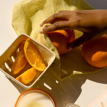 Reusable Produce Bags - Blue, Citron, & Sage