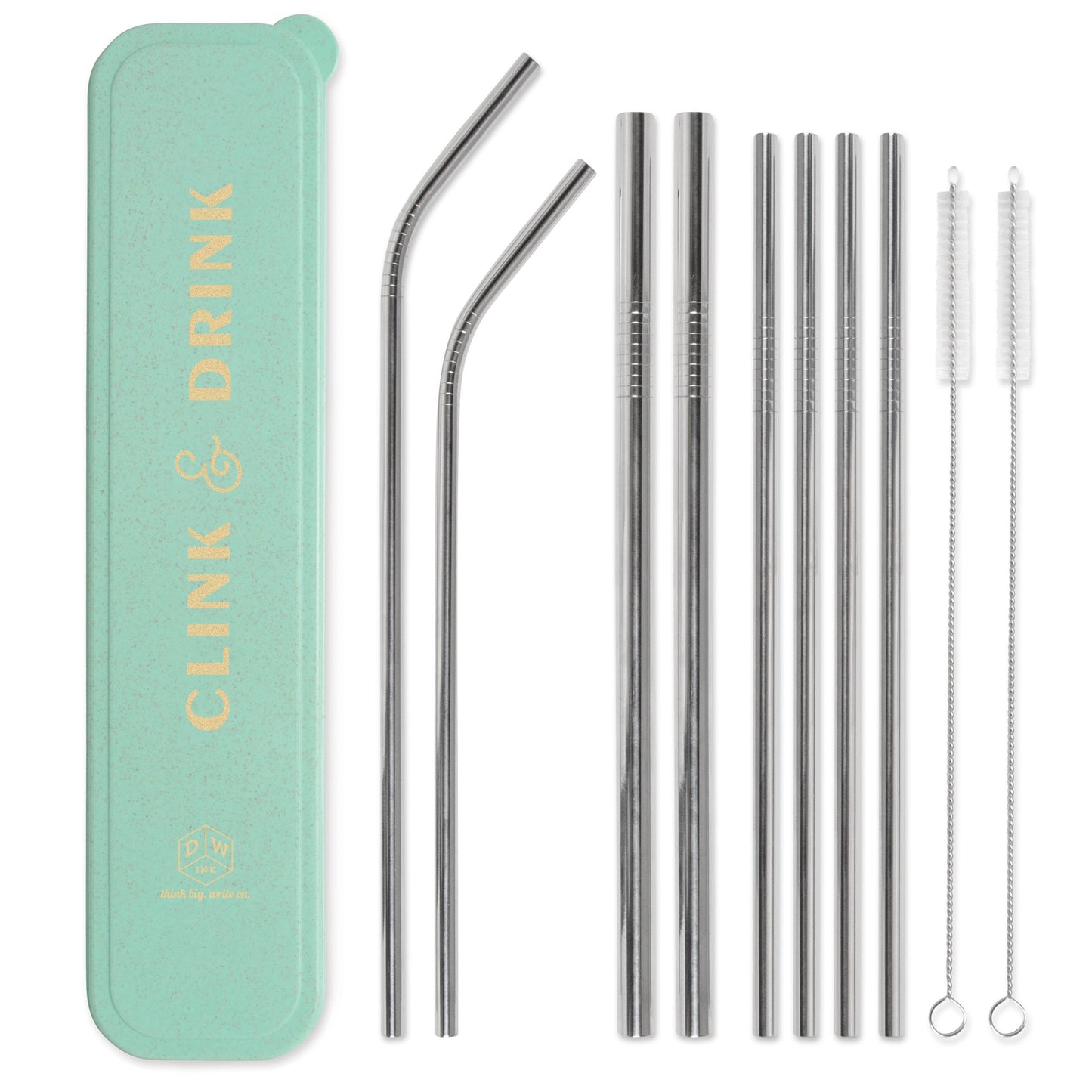 Stainless Steel Straw Set - "Clink & Drink"