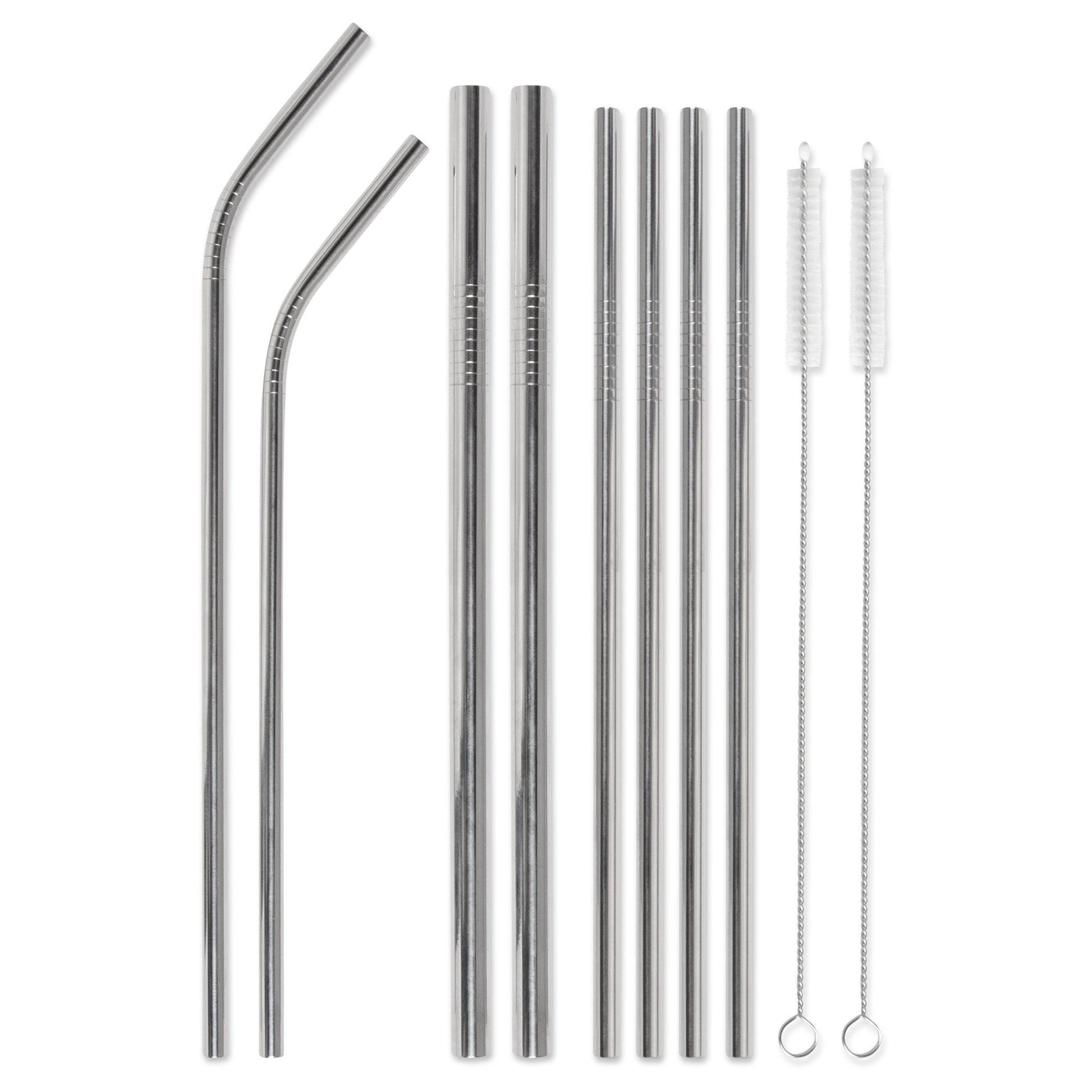 Stainless Steel Straw Set - This Is The Last Straw (You'll Ever Buy)
